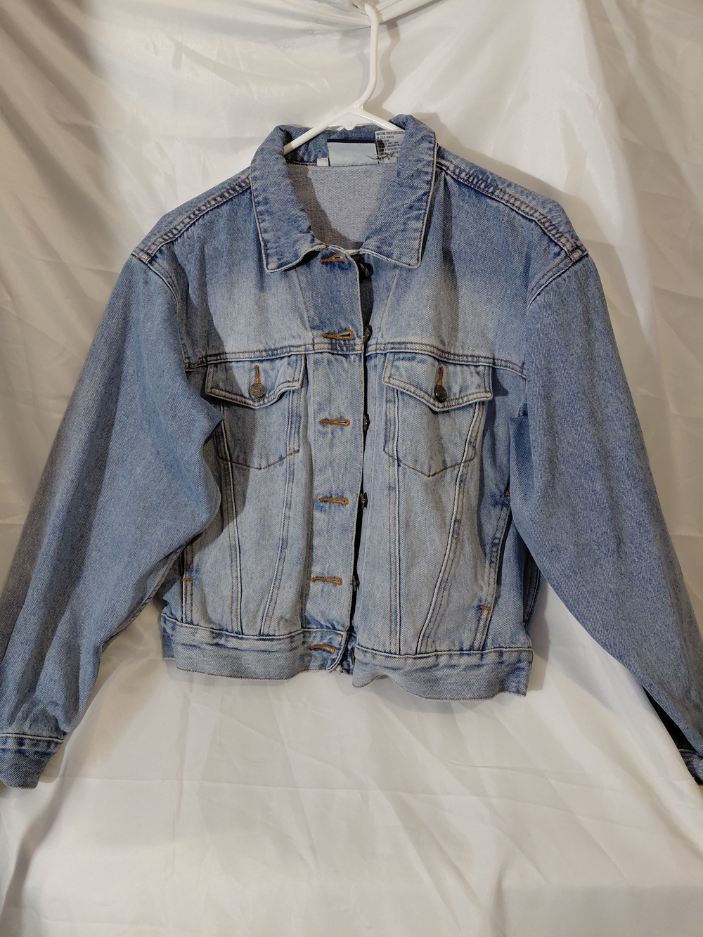 Classic Light Blue Denim Jean Jacket - Casual Women's Jacket